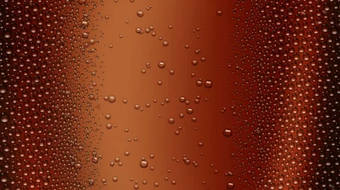 Glass of cola with droplets (seamless loop) + alpha matte Stock Footage 32202082