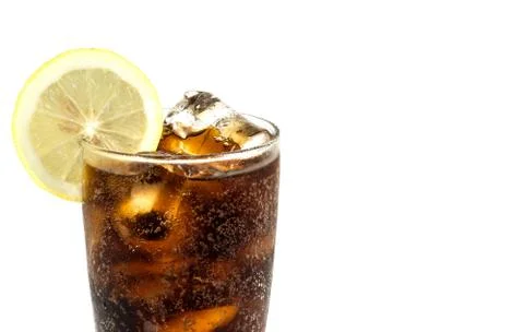 A glass of cola Stock Photos