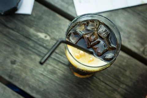 Glass of Cola Stock Photos