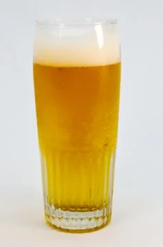 Glass of cold beer Stock Photos