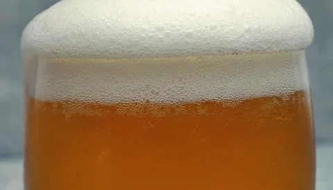 Glass with cold beer Foto stock