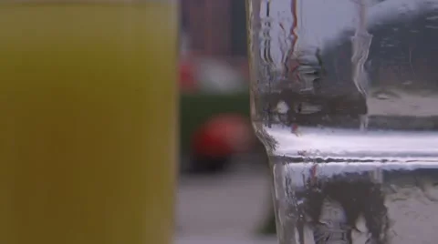 Glass Of Cold Water Stock-Footage 41290632