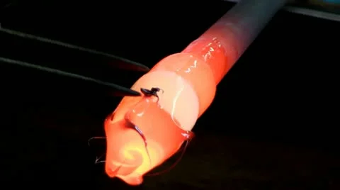 Glass color mixing techniques Stock Footage 12303801