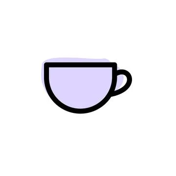 Glass with color shadow vector icon in glass drink set Stock Illustration