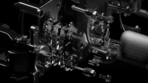 Glass-like components, working units of the brake system. Video stock 327919757