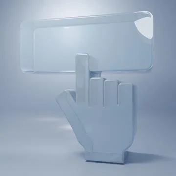Glass Computer keyboard icon isolated on grey background. PC component sign.. Stock-Illustration