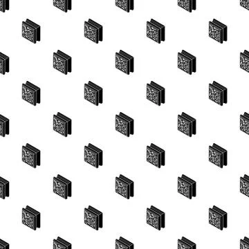 Glass construction block pattern seamless Stock Illustration