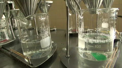 Glass containers 4.mov Stock Footage 121441
