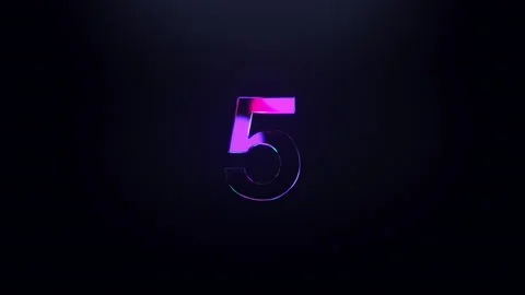 Glass Countdown 01 Stock Footage 149216162