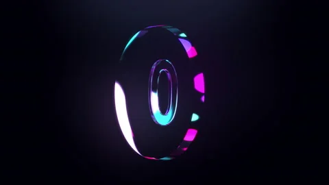 Glass Countdown 02 Stock Footage 149255427