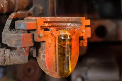 Glass crafting machine Stock Photos