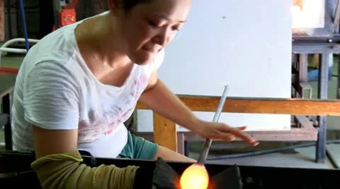 Glass creativity Stock Footage 12316761