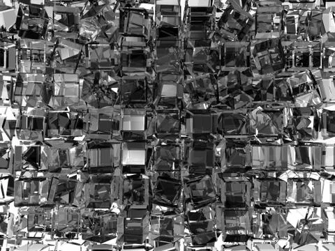 Glass cubes Stock Illustration