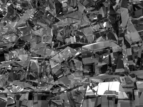 Glass cubes Stock Illustration