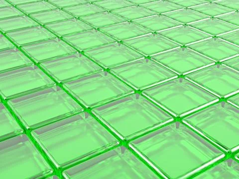 Glass cubes Stock Illustration