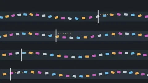 Glass Cullet Optical Sort Belt Seamless Recovery Loop 库存影片 345216742
