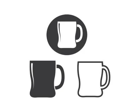 Glass cup icon vector illustration design Stock Illustration