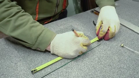 Glass cutting. Stock Footage 167591127