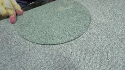 Glass cutting. Stock Footage 167591184