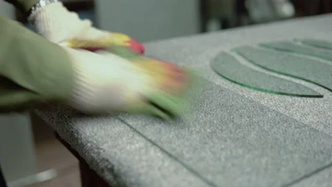 Glass cutting. Stock Footage 167591207