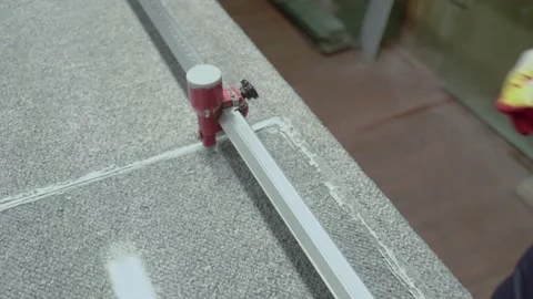 Glass cutting. Stock Footage 167591278