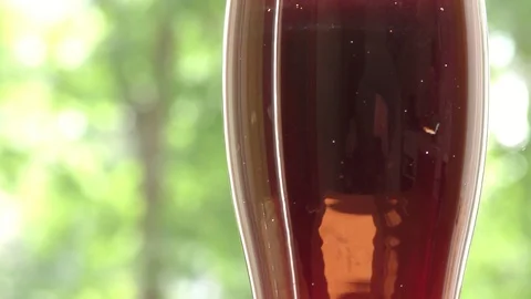 Glass of dark beer Stock Footage 91623185