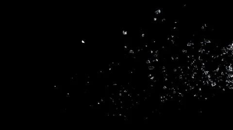 Glass debris in 3d rendering isolated design Premium Psd Stock Photos