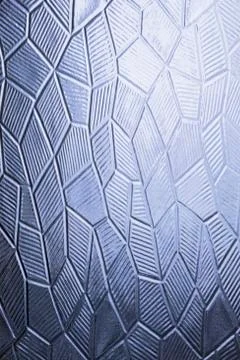 Glass with decorative abstract pattern Stock Photos