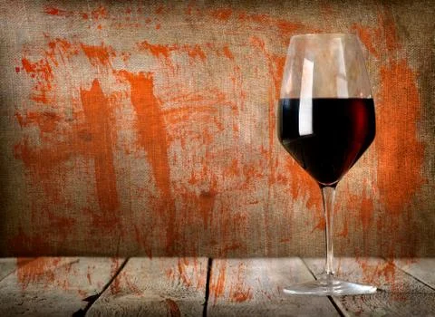 Glass of dessert wine texture Illustrazione stock