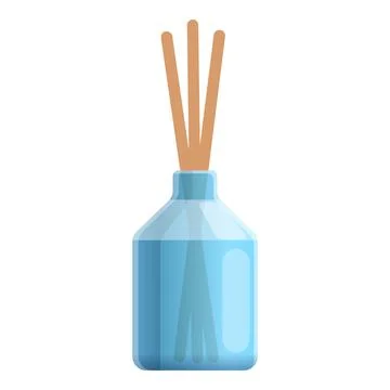 Glass diffuser icon, cartoon style 스톡 일러스트