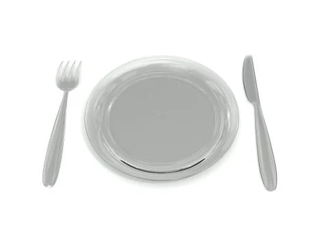 Glass dishes Stock Illustration
