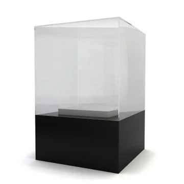 Glass display Stock Illustration