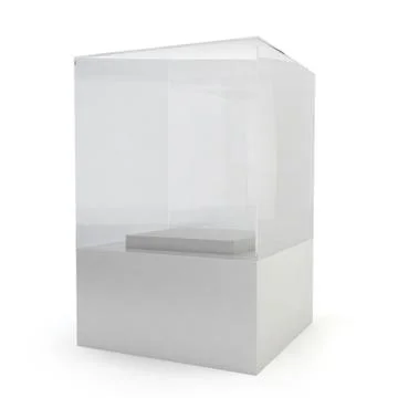 Glass display Stock Illustration