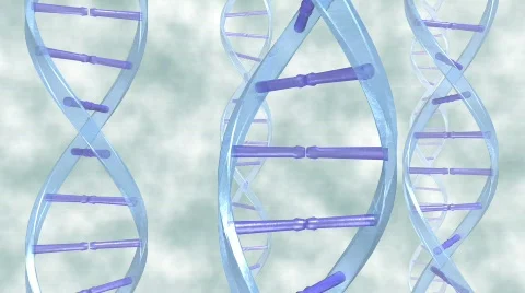 Glass DNA down Stock Footage 667801