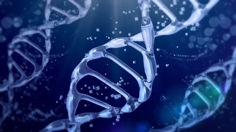Glass DNA Stock Footage 72342757