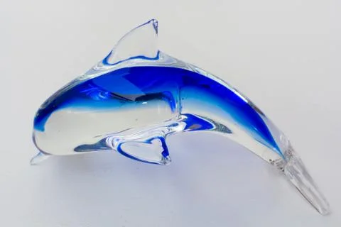 Glass dolphin Stock Photos