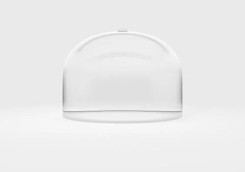 Glass Dome Display Case Stock Illustration