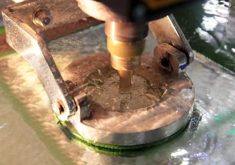 Glass drilling machine Stock Photos