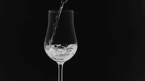 Glass with a drink Stock Footage 121411668