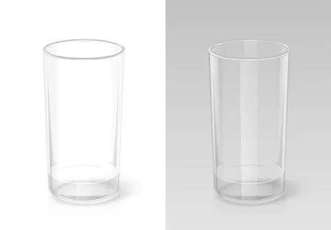 Glass for drink. Kitchen tableware. Vector. Eps10 illustration. Stock Illustration