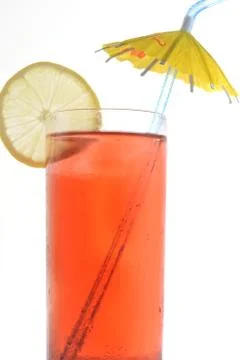 Glass with  drink Stock Photos