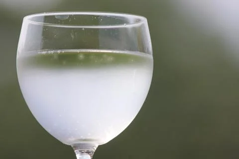 Glass with drink. Foto stock
