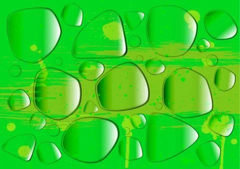 Glass drops Stock Illustration