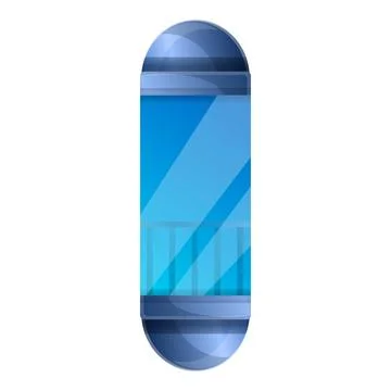 Glass elevator icon, cartoon style Stock Illustration