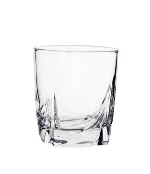 Glass empty cup Stock Photos