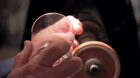 Glass Engraving Video stock 7770436