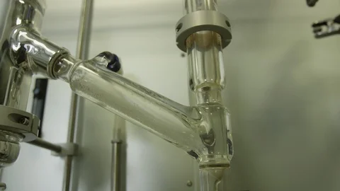 Glass equipment in laboratory 動画素材 123780596