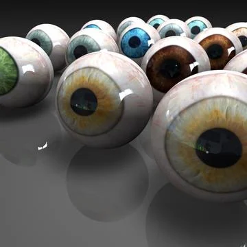 Glass eyes c4d.zip 3D Model