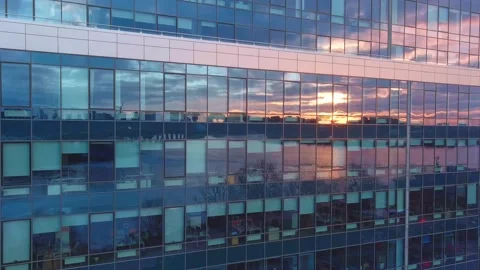 Glass facade Stock Footage 169818800