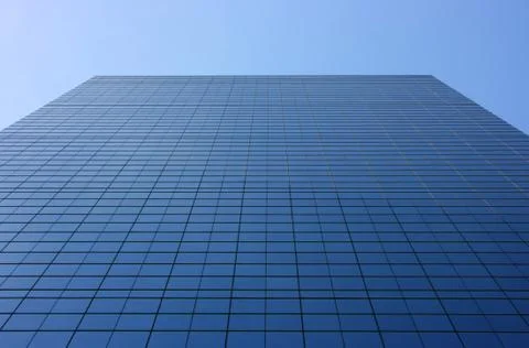 Glass facade perspective Stock Photos